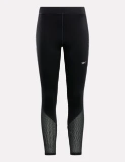Reebok Running Printed Leggings - Night Black -The Sports Edit reebok running printed leggings night black 100075410 6