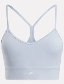 Reebok Workout Ready Sports Bra - Pale Blue -The Sports Edit reebok workout ready sports bra pale blue 100076256 2