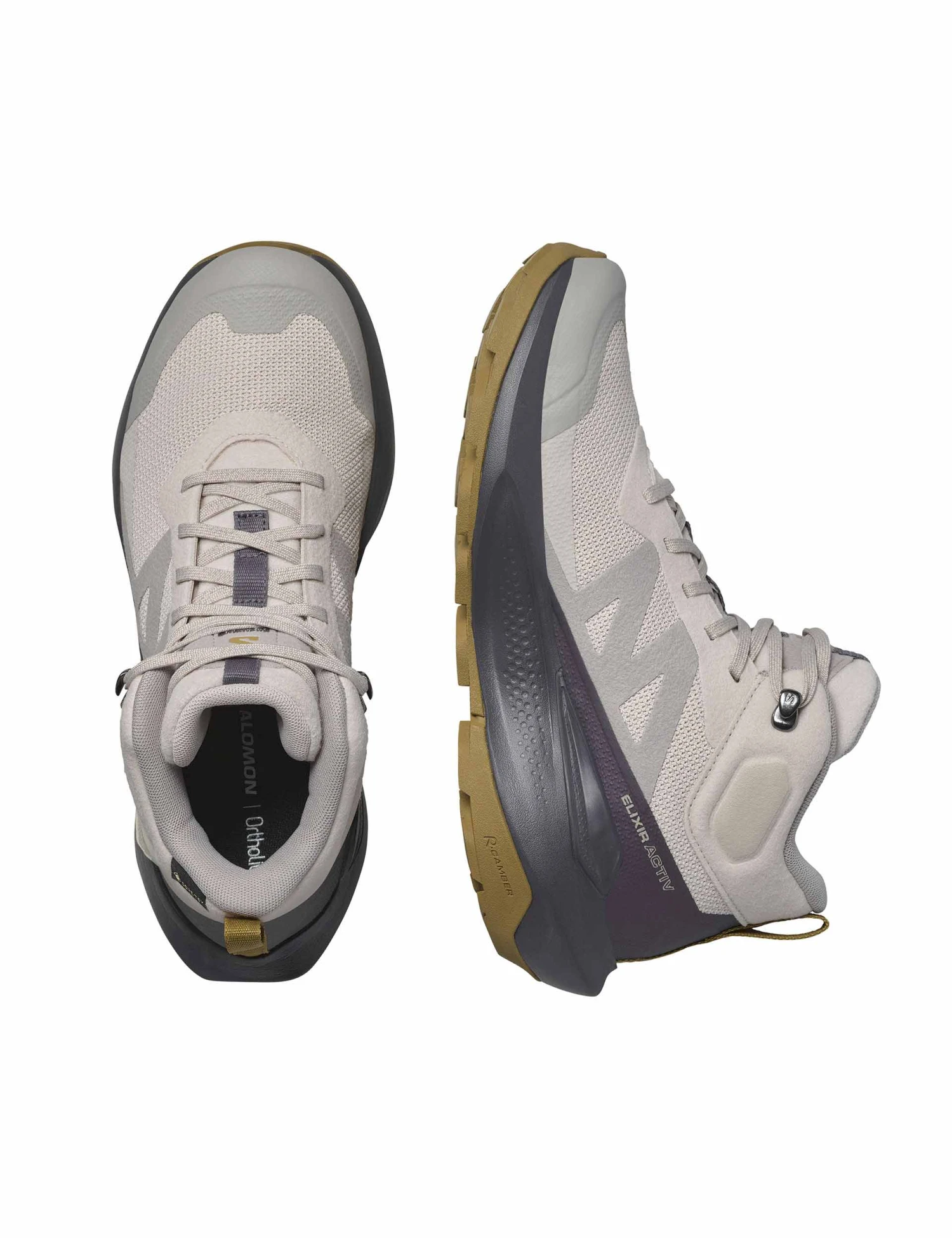 Salomon Elixir Activ Mid Gore-Tex - Silver Cloud/Nine Iron/Gothic Olive 7 Salomon Elixir Activ Mid Gore-Tex - Silver Cloud/Nine Iron/Gothic Olive - Image 5