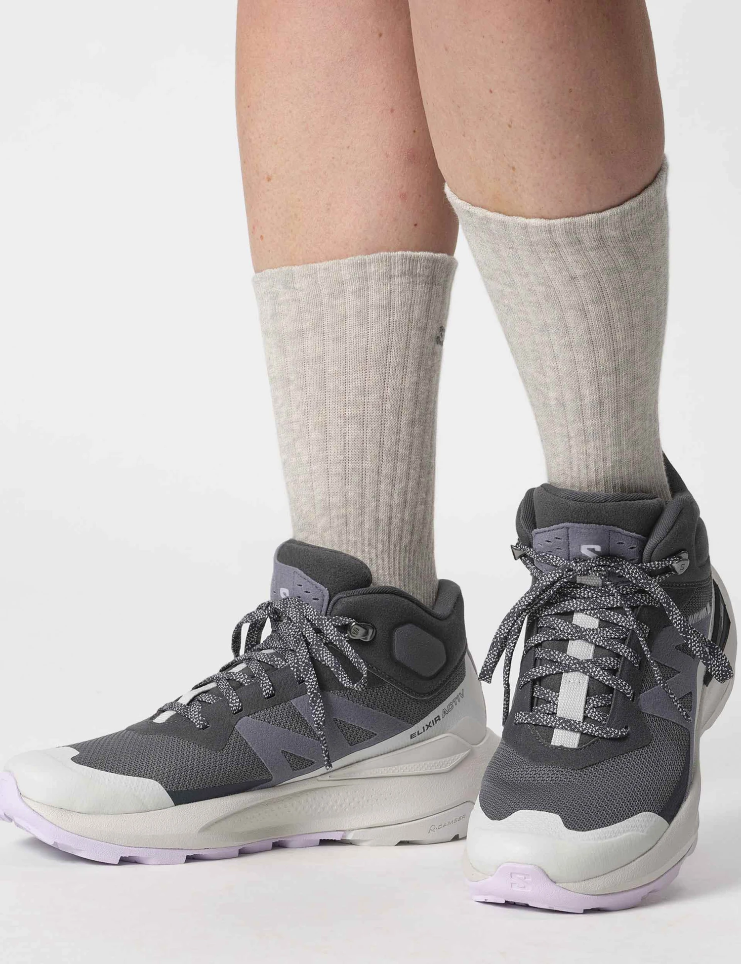 Salomon Elixir Activ Mid Gore-Tex - India Ink/Glacier Gray/Orchid Petal 9 Salomon Elixir Activ Mid Gore-Tex - India Ink/Glacier Gray/Orchid Petal - Image 7