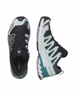 Salomon XA Pro 3D V9 Gore-Tex - Black/Bleached Aqua/Harbor Blue -The Sports Edit salomon xa pro 3d v9 gore tex black aqua blue l47119100 6