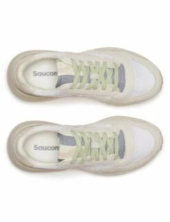 Saucony Jazz NXT Premium - White/Beige -The Sports Edit saucony jazz nxt premium white beige s60889 1 4