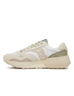 Saucony Jazz NXT Premium - White/Beige -The Sports Edit saucony jazz nxt premium white beige s60889 1 5