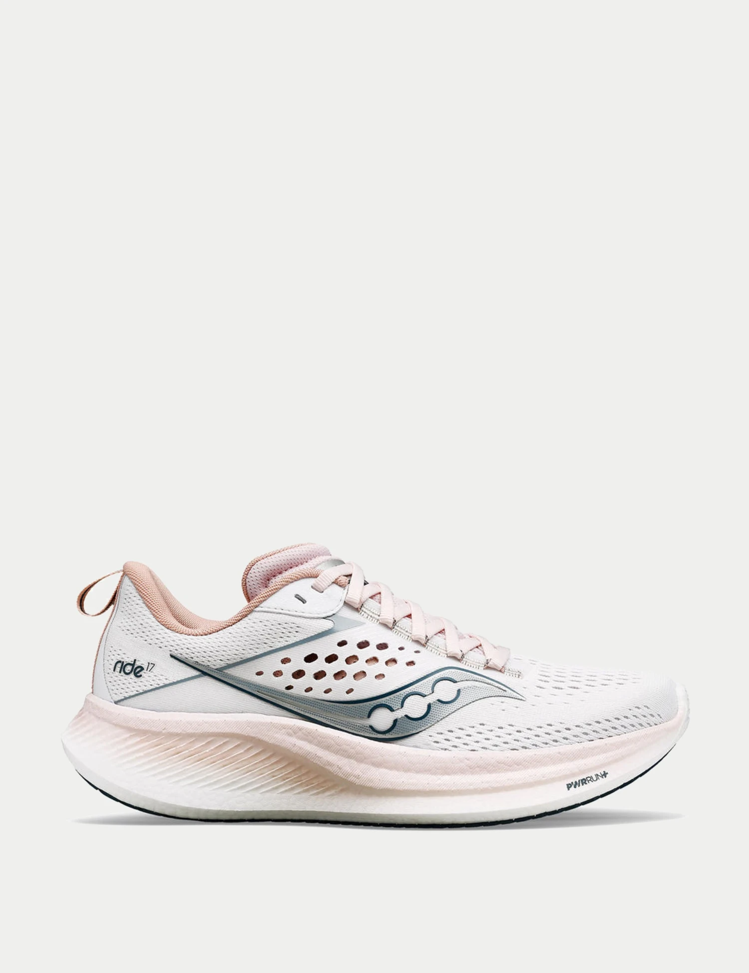 Saucony Ride 17 - White/Lotus 3 Saucony Ride 17 - White/Lotus
