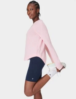 Sweaty Betty Breathe Easy Running Long Sleeve Top - Nerine Pink 10 Sweaty Betty Breathe Easy Running Long Sleeve Top - Nerine Pink -The Sports Edit sb9122 nerinepink