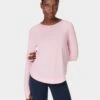 Sweaty Betty Breathe Easy Running Long Sleeve Top - Nerine Pink -The Sports Edit sb9122 nerinepink 3