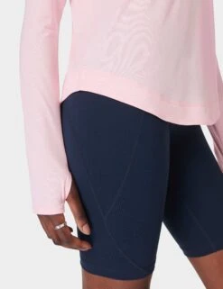 Sweaty Betty Breathe Easy Running Long Sleeve Top - Nerine Pink 12 Sweaty Betty Breathe Easy Running Long Sleeve Top - Nerine Pink -The Sports Edit sb9122 nerinepink 6