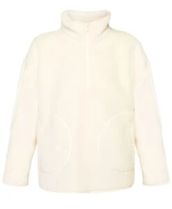 Sweaty Betty Plush Textured Half Zip Fleece - Studio White 13 Sweaty Betty Plush Textured Half Zip Fleece - Studio White -The Sports Edit sb9535 studiowhite 12
