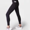Sweaty Betty Therma Boost 2.0 Running Leggings - Grey Reflective Print