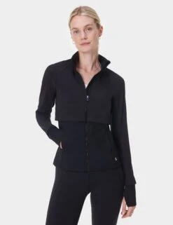 Sweaty Betty Pro Run Water Resistant Run Jacket - Black