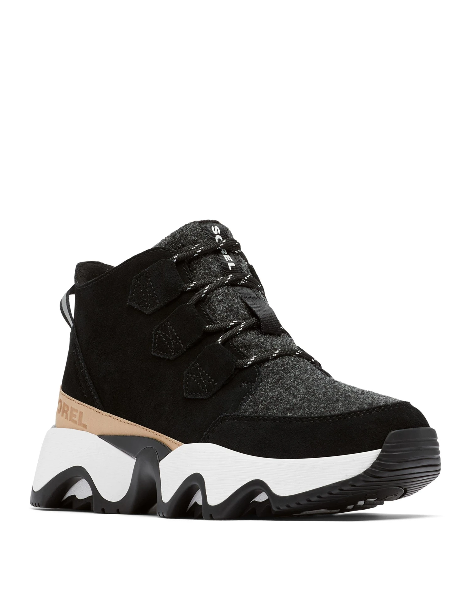 Sorel Kinetic Impact Caribou Waterproof Sneaker - Black/Sea Salt 4 Sorel Kinetic Impact Caribou Waterproof Sneaker - Black/Sea Salt - Image 2