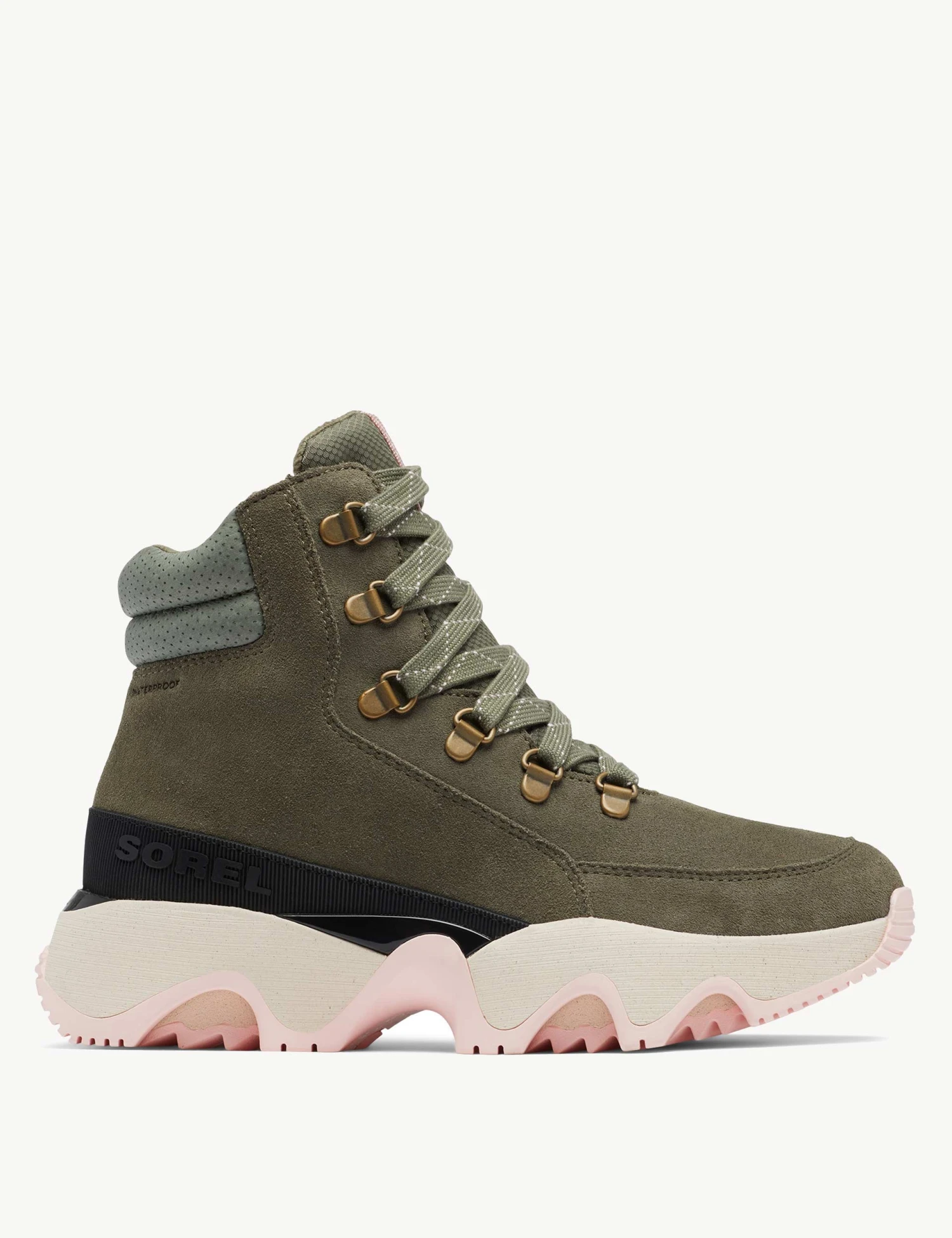 Sorel Kinetic Impact Conquest Waterproof Sneaker Boot - Stone Green/Chalk 3 Sorel Kinetic Impact Conquest Waterproof Sneaker Boot - Stone Green/Chalk