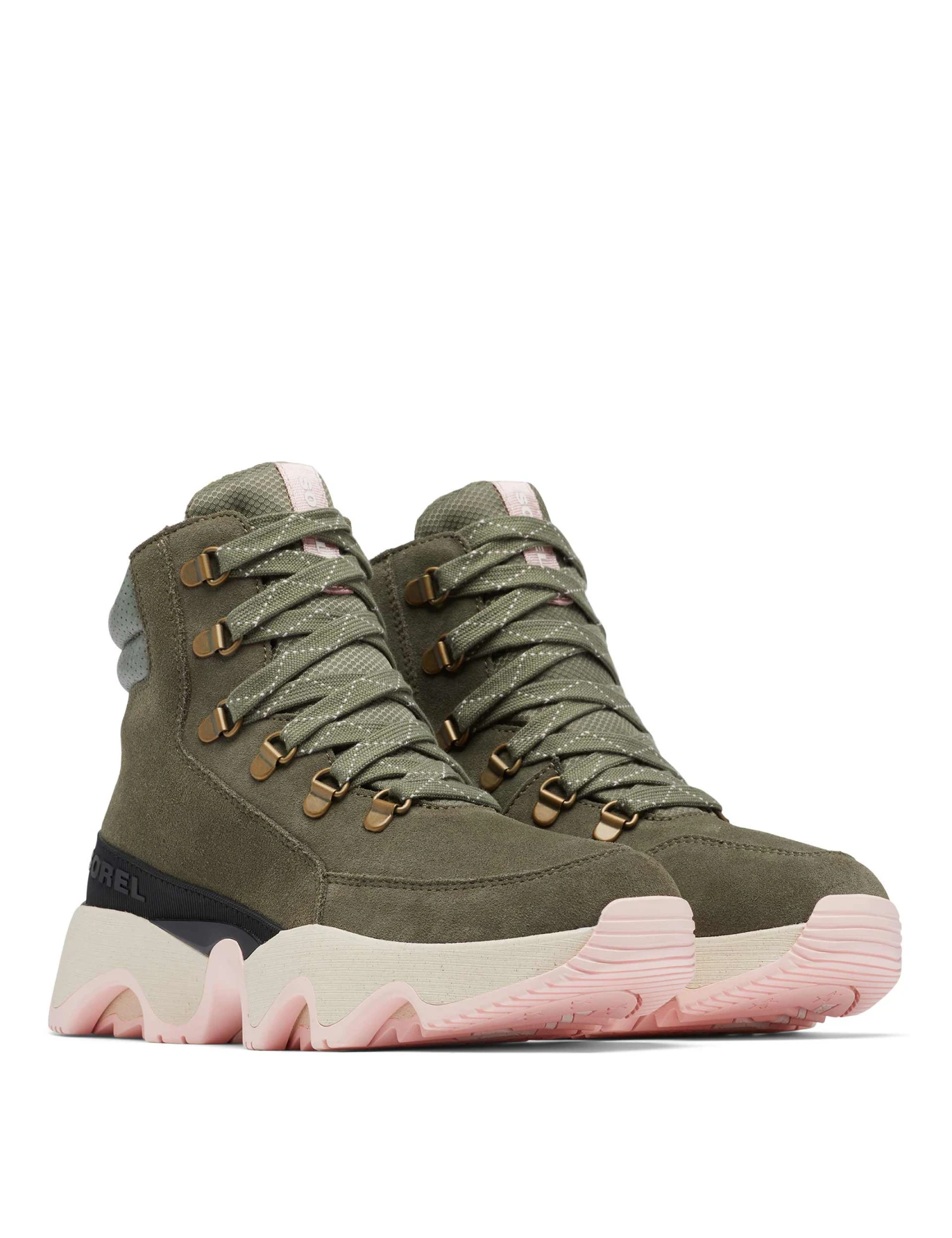Sorel Kinetic Impact Conquest Waterproof Sneaker Boot - Stone Green/Chalk 8 Sorel Kinetic Impact Conquest Waterproof Sneaker Boot - Stone Green/Chalk - Image 6