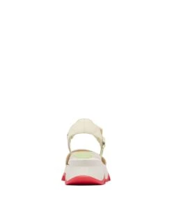 Sorel Kinetic Impact Y-Strap High Sandal - Honey White/Luminous Lime -The Sports Edit sorel kinetic impact y strap high sandal honey white luminous lime 2030461 292 3
