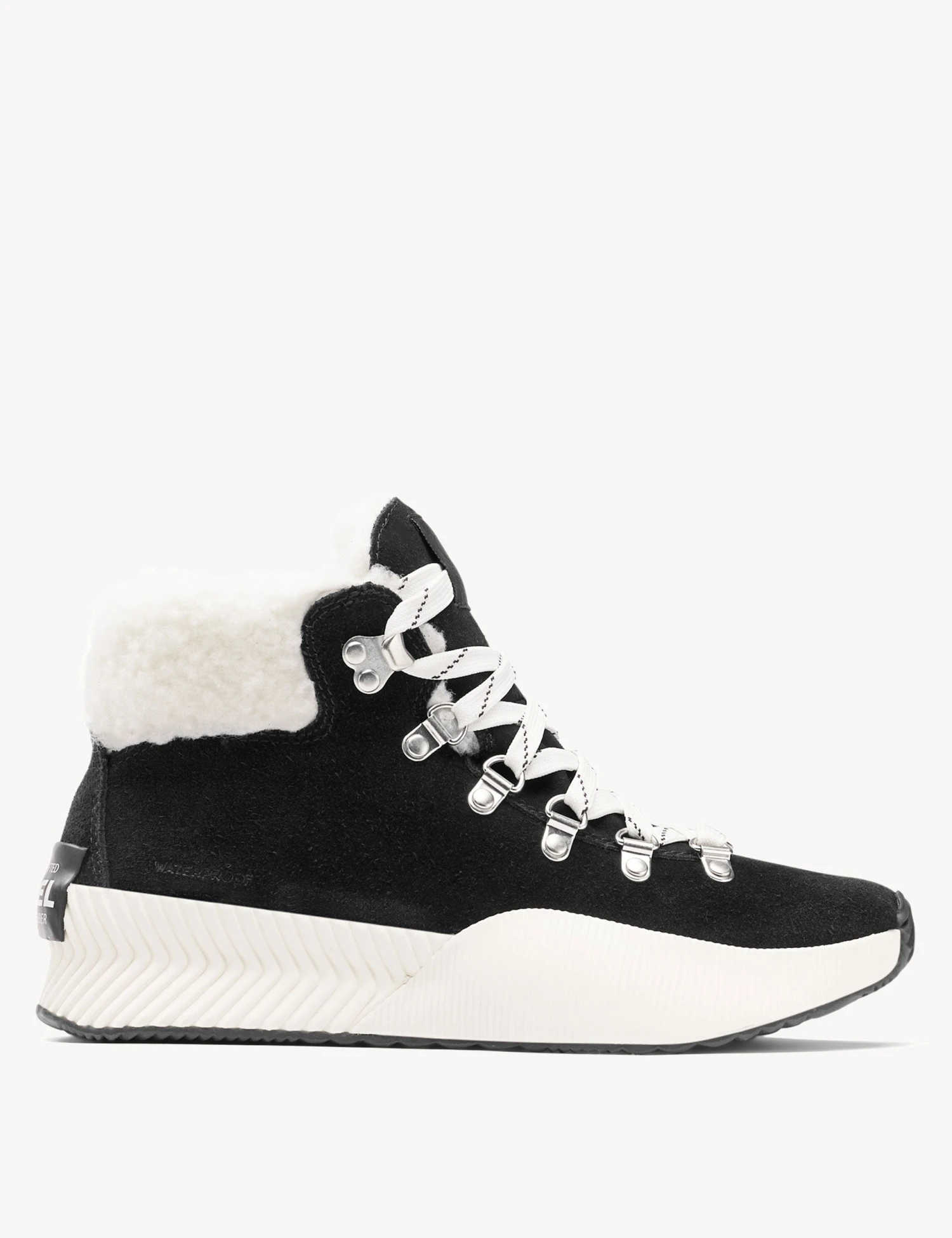 Sorel Out N About III Conquest Winter Ankle Boot - Black/Sea Salt 3 Sorel Out N About III Conquest Winter Ankle Boot - Black/Sea Salt