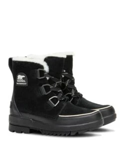 Sorel Torino II Parc Shearling Waterproof Winter Bootie - Black 15 Sorel Torino II Parc Shearling Waterproof Winter Bootie - Black -The Sports Edit sorel torino ii parc shearling waterproof winter bootie black 1886261 010 2