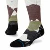 STANCE Elevation Crew Sock -The Sports Edit stance elevation crew sock A448A24ELE BRN 1
