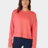 Sweaty Betty After Class Crop Sweatshirt - Coral Pink 1 Sweaty Betty After Class Crop Sweatshirt - Coral Pink -The Sports Edit sweaty betty after class crop sweatshirt coral pink sb5622c 1