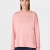 Sweaty Betty After Class Longline Sweatshirt - Soft Pink -The Sports Edit sweaty betty after class longline sweatshirt soft pink sb8985 1