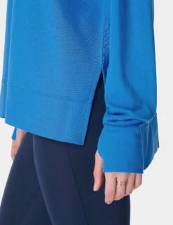 Sweaty Betty After Class Longline Sweatshirt - Tidal Blue 11 Sweaty Betty After Class Longline Sweatshirt - Tidal Blue -The Sports Edit sweaty betty after class longline sweatshirt tidal blue sb8985 6