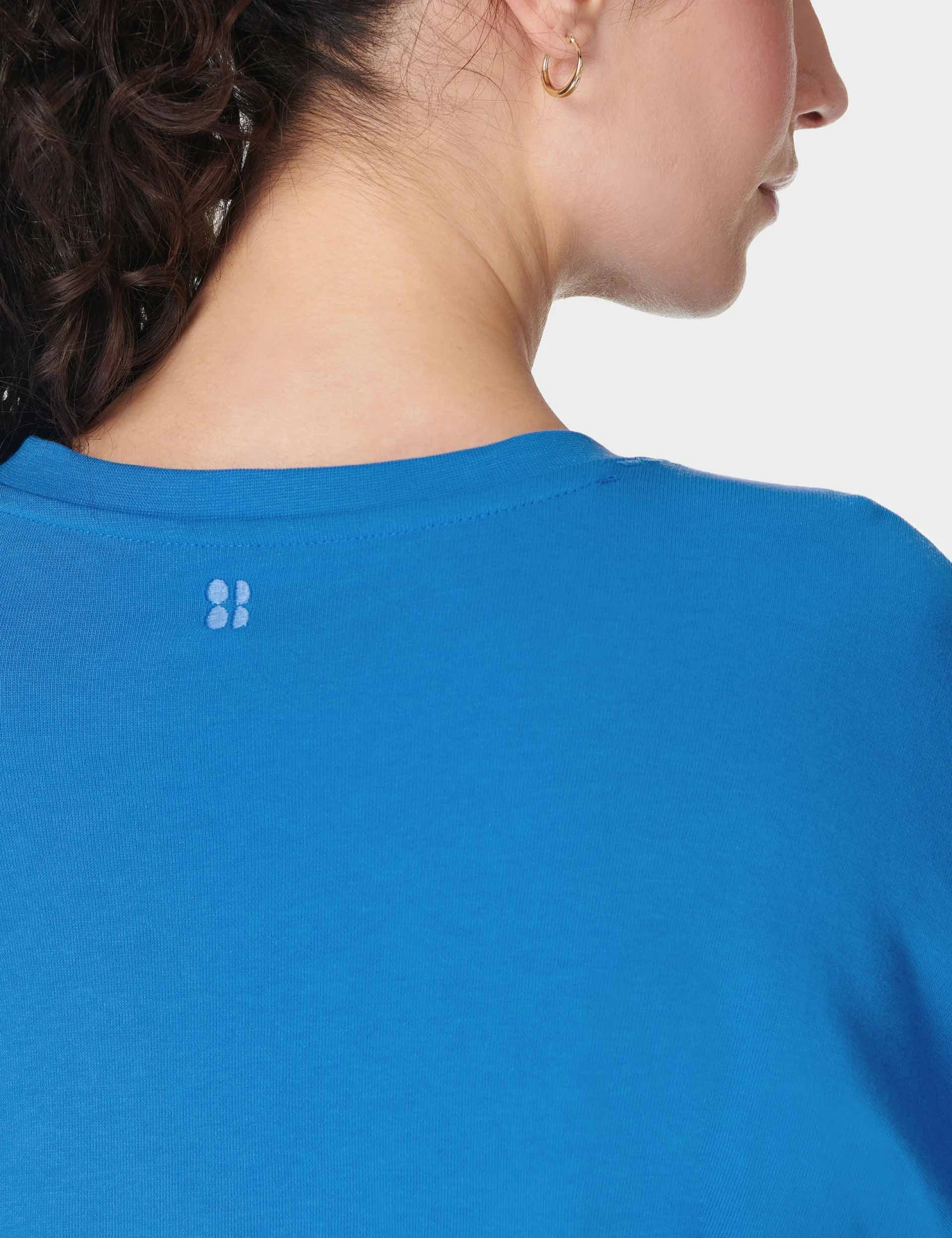 Sweaty Betty After Class Longline Sweatshirt - Tidal Blue 6 Sweaty Betty After Class Longline Sweatshirt - Tidal Blue - Image 4
