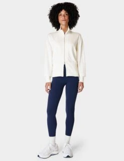 Sweaty Betty After Class Zip Up - Lily White -The Sports Edit sweaty betty after class zip up lily white sb9599 7