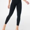 Sweaty Betty All Day Wrap Waist 7/8 Leggings - Black -The Sports Edit sweaty betty all day wrap waist 7 8 leggings black sb8371 1