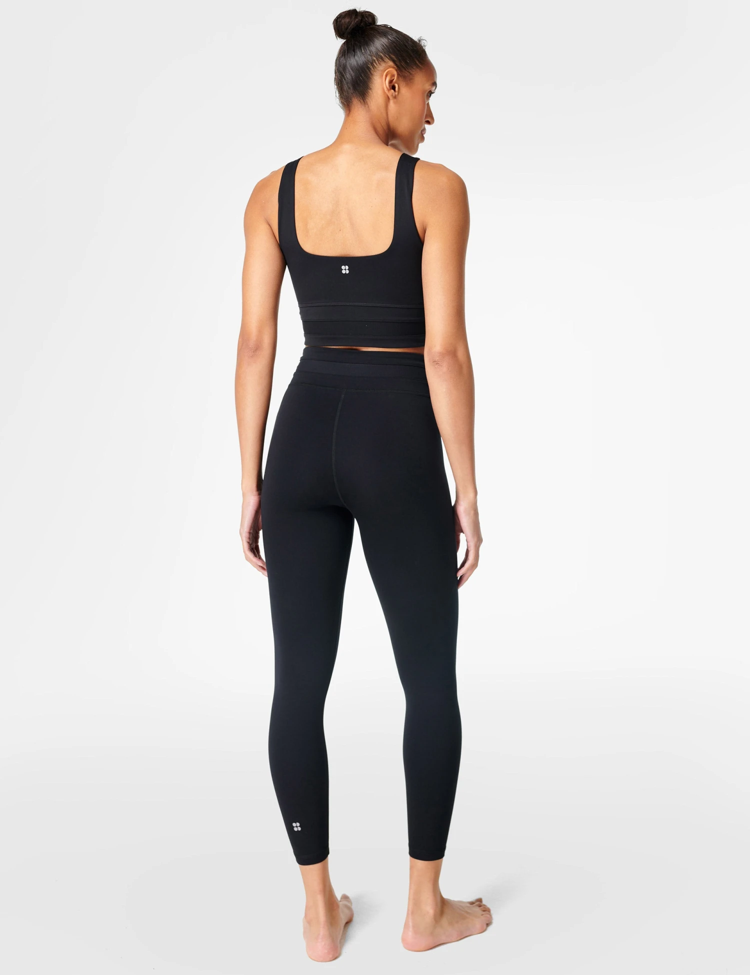 Sweaty Betty All Day Wrap Waist 7/8 Leggings - Black 7 Sweaty Betty All Day Wrap Waist 7/8 Leggings - Black - Image 5