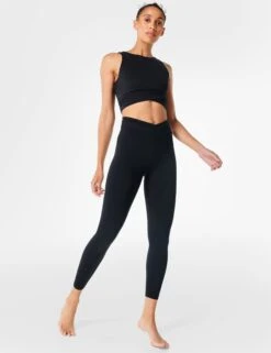 Sweaty Betty All Day Wrap Waist 7/8 Leggings - Black 15 Sweaty Betty All Day Wrap Waist 7/8 Leggings - Black -The Sports Edit sweaty betty all day wrap waist 7 8 leggings black sb8371 6