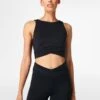 Sweaty Betty All Day Wrap Waist Tank - Black 2 Sweaty Betty All Day Wrap Waist Tank - Black -The Sports Edit sweaty betty all day wrap waist tank black sb8381 1