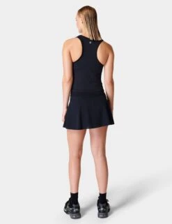 Sweaty Betty Athlete Crop Seamless Gym Vest - Black -The Sports Edit sweaty betty athlete crop seamless gym vest black sb6545c 2