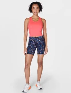 Sweaty Betty Athlete Crop Seamless Gym Vest - Coral Pink 13 Sweaty Betty Athlete Crop Seamless Gym Vest - Coral Pink -The Sports Edit sweaty betty athlete crop seamless gym vest coral pink sb6545c 5