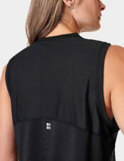 Sweaty Betty Breathe Easy Crop Muscle Vest - Black -The Sports Edit sweaty betty breathe easy crop muscle vest black sb9083 2