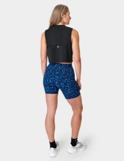 Sweaty Betty Breathe Easy Crop Muscle Vest - Black -The Sports Edit sweaty betty breathe easy crop muscle vest black sb9083 7