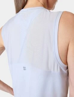 Sweaty Betty Breathe Easy Crop Muscle Vest - Salt Blue -The Sports Edit sweaty betty breathe easy crop muscle vest salt blue sb9083 5