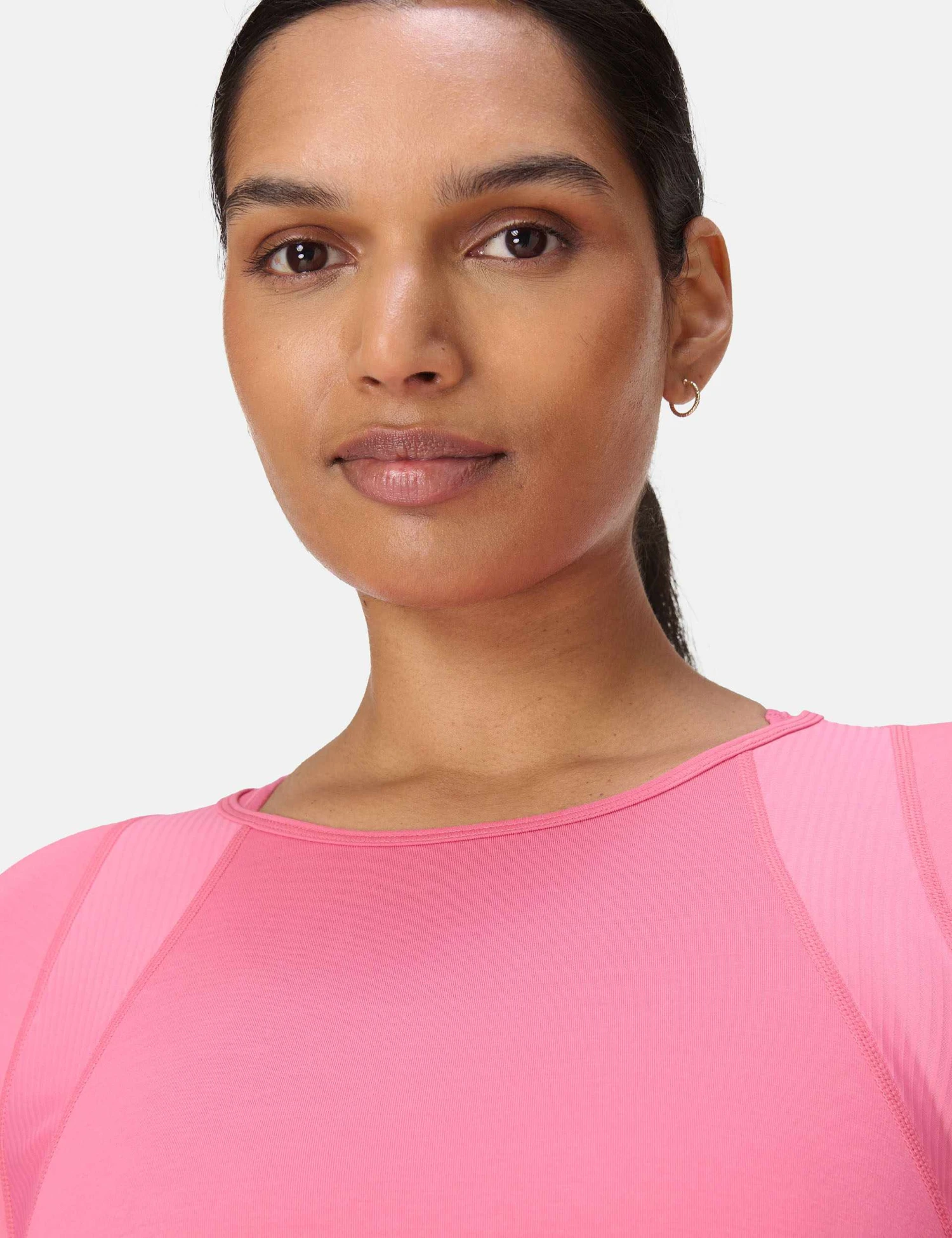 Sweaty Betty Breathe Easy Mesh Long Sleeve Top - Lollipop Pink 5 Sweaty Betty Breathe Easy Mesh Long Sleeve Top - Lollipop Pink - Image 3