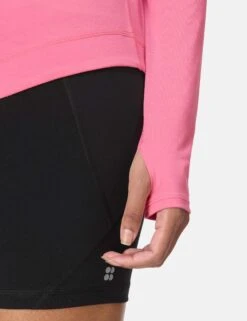 Sweaty Betty Breathe Easy Mesh Long Sleeve Top - Lollipop Pink 11 Sweaty Betty Breathe Easy Mesh Long Sleeve Top - Lollipop Pink -The Sports Edit sweaty betty breathe easy mesh ls top lollipop pink sb9911 3