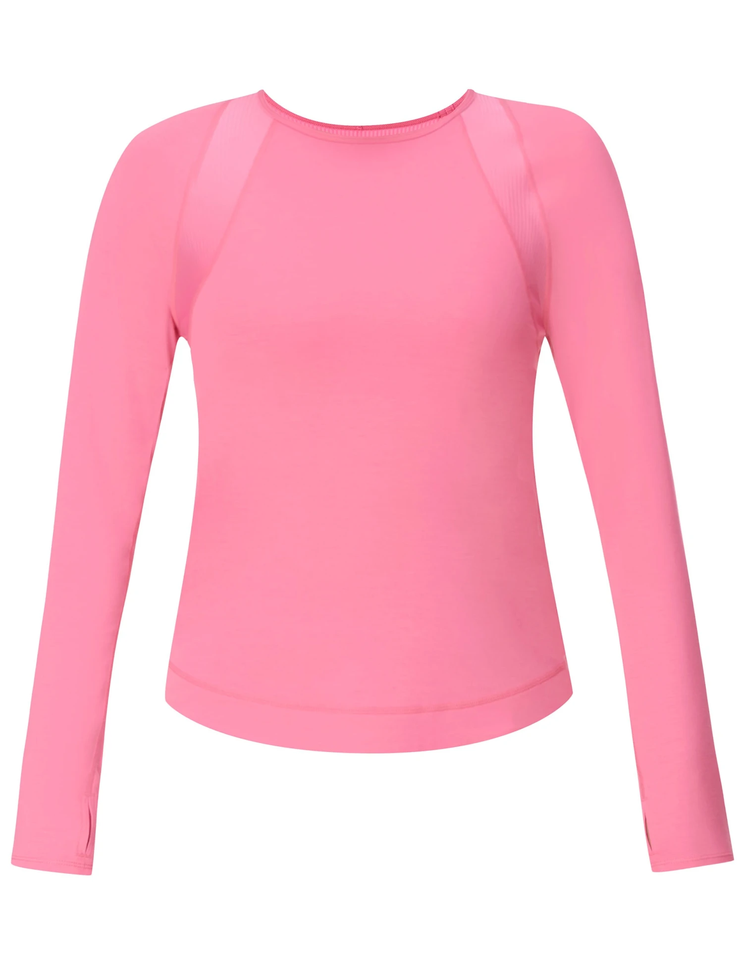 Sweaty Betty Breathe Easy Mesh Long Sleeve Top - Lollipop Pink 8 Sweaty Betty Breathe Easy Mesh Long Sleeve Top - Lollipop Pink - Image 6