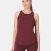 Sweaty Betty Breathe Easy Mesh Run Vest Top - Garnet Red 1 Sweaty Betty Breathe Easy Mesh Run Vest Top - Garnet Red -The Sports Edit sweaty betty breathe easy mesh run vest top garnet red sb9895 1