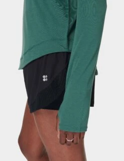 Sweaty Betty Breathe Easy Running Long Sleeve Top - Glade Green 11 Sweaty Betty Breathe Easy Running Long Sleeve Top - Glade Green -The Sports Edit sweaty betty breathe easy running long sleeve top glade green sb9122 4