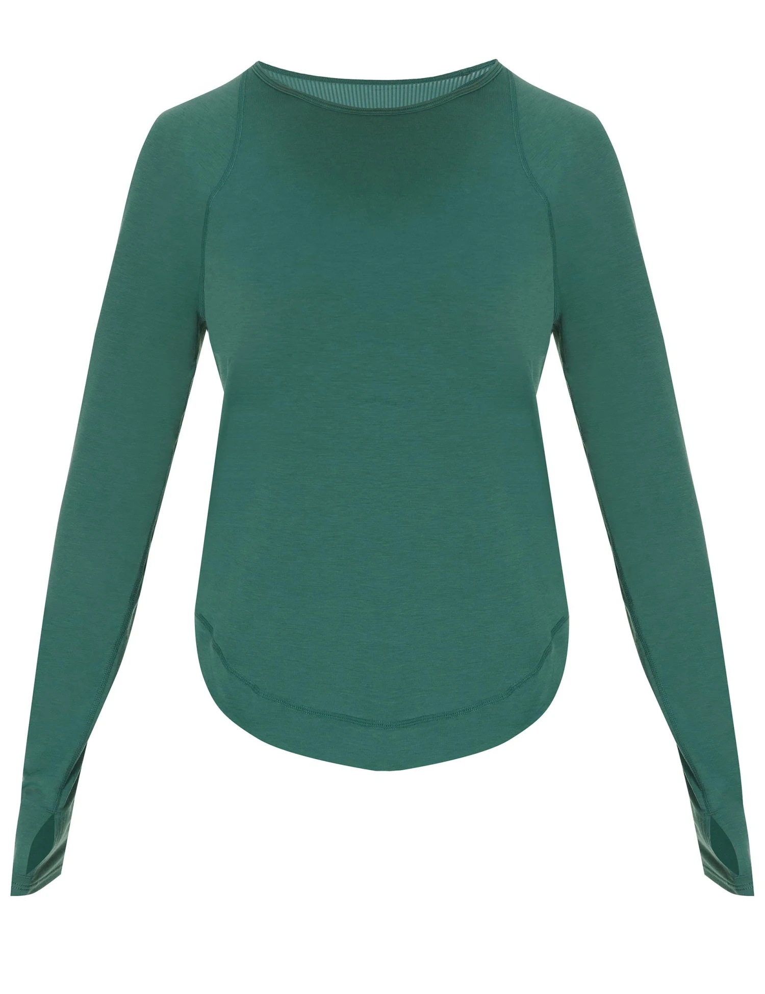 Sweaty Betty Breathe Easy Running Long Sleeve Top - Glade Green 8 Sweaty Betty Breathe Easy Running Long Sleeve Top - Glade Green - Image 6