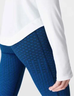 Sweaty Betty Breathe Easy Running Long Sleeve Top - White -The Sports Edit sweaty betty breathe easy running long sleeve top white sb9122 005 4