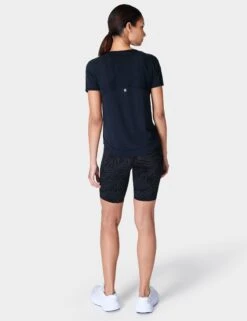 Sweaty Betty Breathe Easy Running T-Shirt - Black 8 Sweaty Betty Breathe Easy Running T-Shirt - Black -The Sports Edit sweaty betty breathe easy running t shirt black sb9121 2