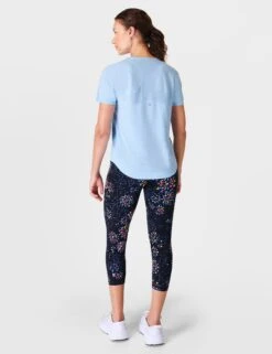 Sweaty Betty Breathe Easy Running T-Shirt - Filter Blue -The Sports Edit sweaty betty breathe easy running t shirt filter blue sb9121 2