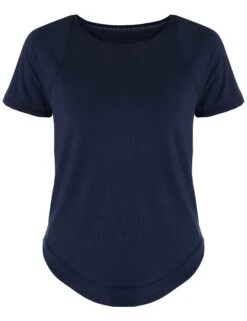 Sweaty Betty Breathe Easy Running T-Shirt - Navy Blue -The Sports Edit sweaty betty breathe easy running t shirt navy blue sb9121 4