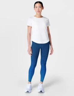 Sweaty Betty Breathe Easy Running T-Shirt - White -The Sports Edit sweaty betty breathe easy running t shirt white sb9121 5