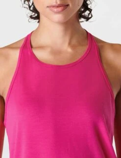 Sweaty Betty Breathe Easy Running Vest - Beet Pink -The Sports Edit sweaty betty breathe easy running vest beet pink sb9123 3