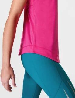 Sweaty Betty Breathe Easy Running Vest - Beet Pink -The Sports Edit sweaty betty breathe easy running vest beet pink sb9123 4