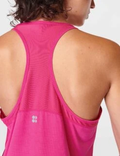 Sweaty Betty Breathe Easy Running Vest - Beet Pink -The Sports Edit sweaty betty breathe easy running vest beet pink sb9123 5