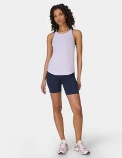 Sweaty Betty Breathe Easy Running Vest - Heather Purple -The Sports Edit sweaty betty breathe easy running vest heather purple sb9123 4